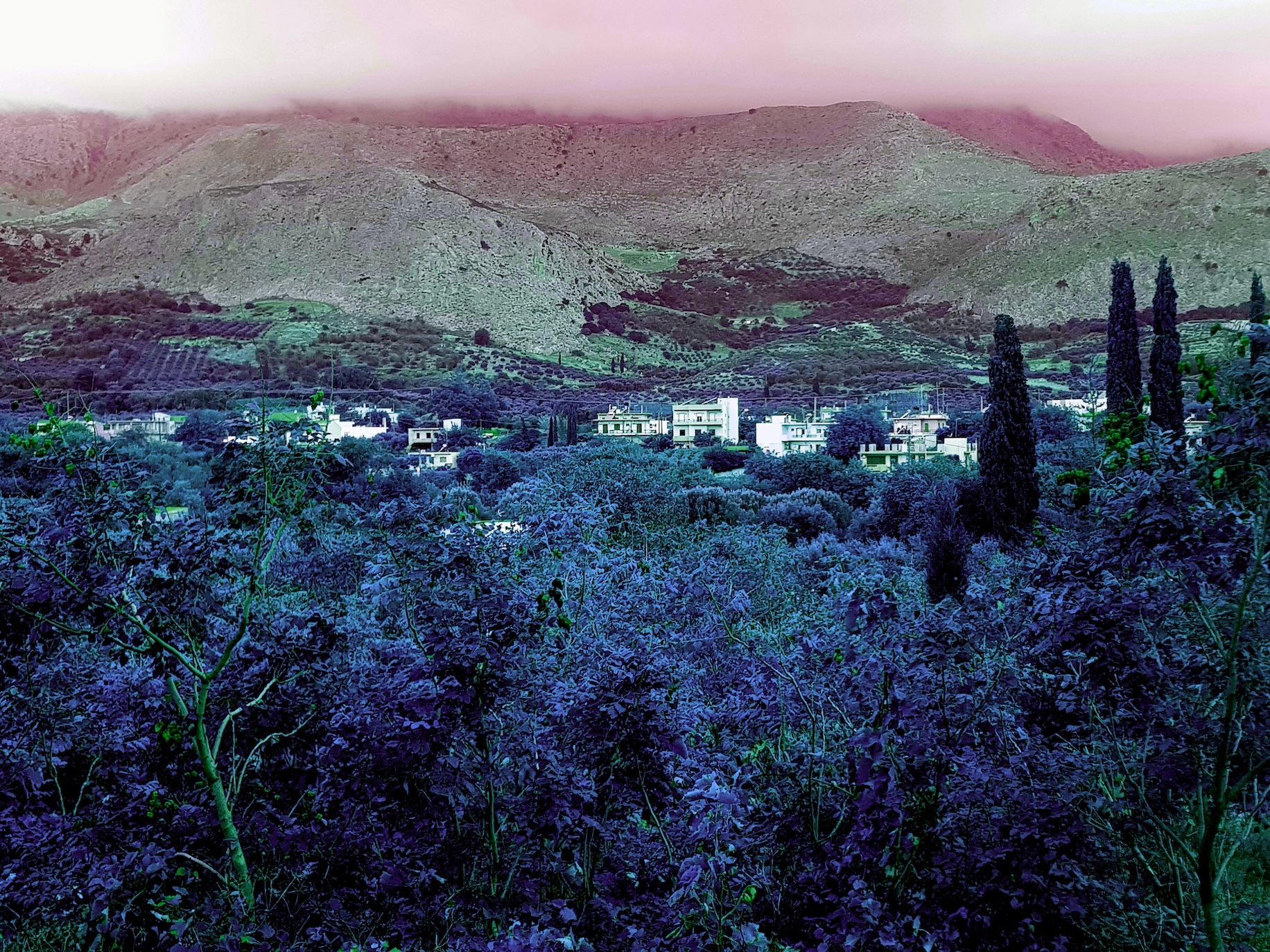 View from mountain retreat- Ano Asites